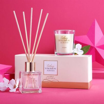 Avon Today Reed Diffuser & Votive Gift Set